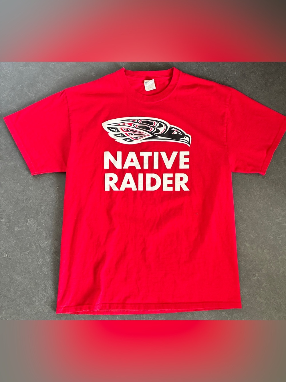 Native Red Short-Sleeve 'Native Raider' Graphic Tee
